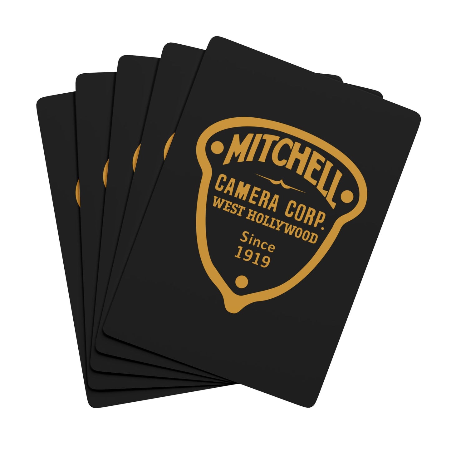 Mitchell Camera Corp Acorn Logo Playing Cards