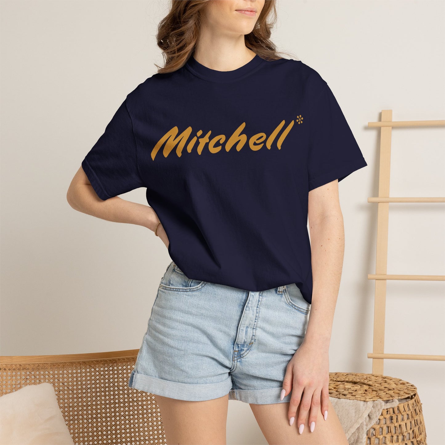 Mitchell Script Logo T-Shirt