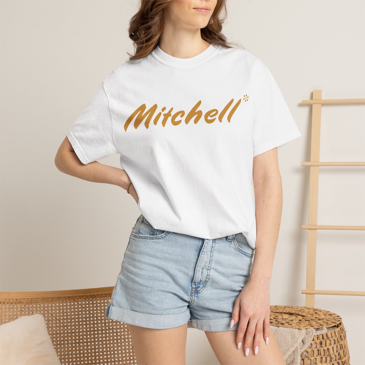 Mitchell Script Logo T-Shirt
