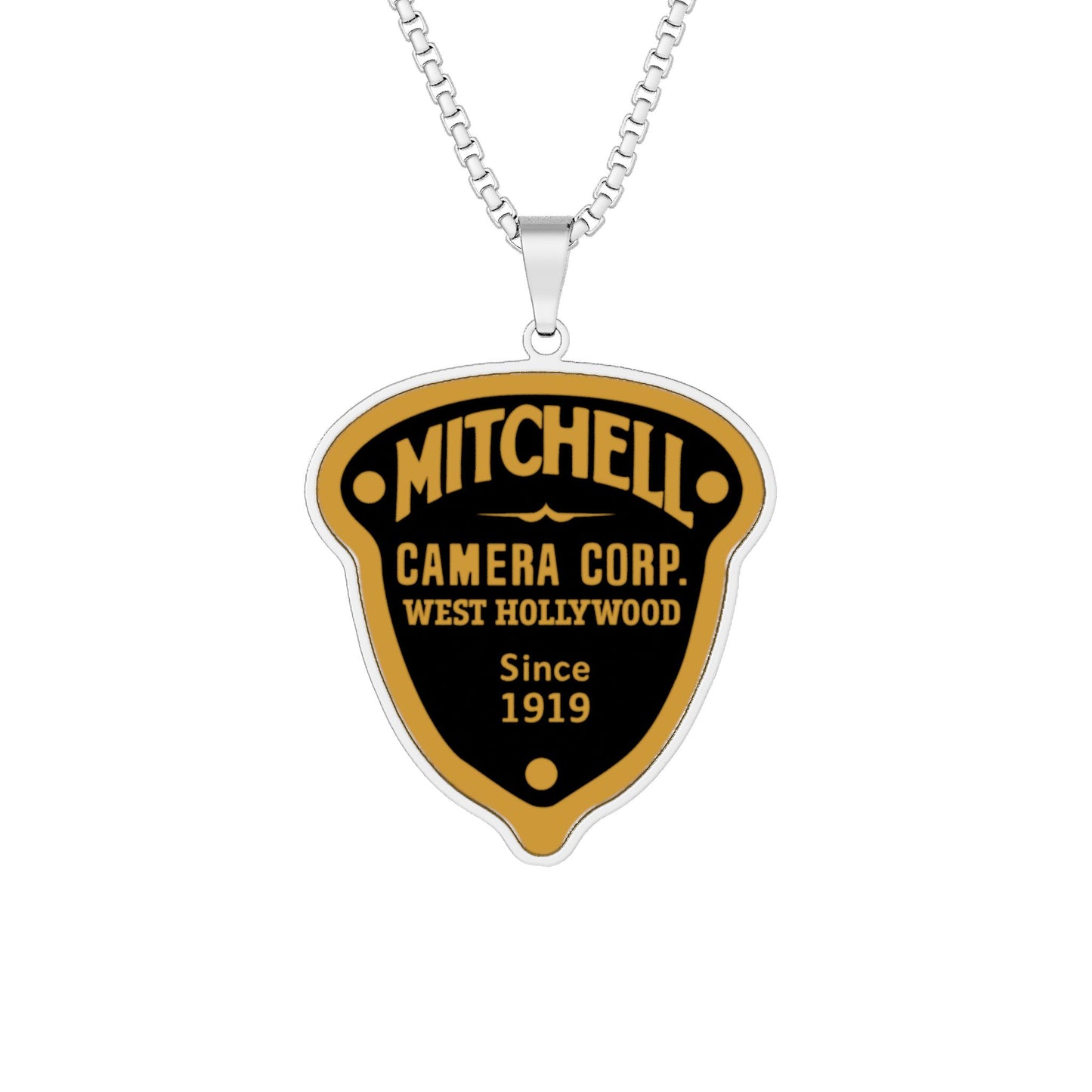 Custom Camera Serial Number Photo Pendant — Personalized Mitchell Plate